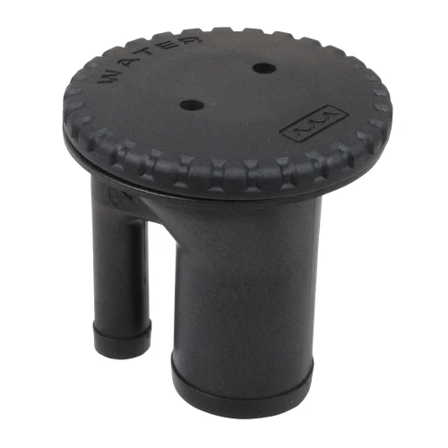 Perko 0543 Vented Deck Fill, 1-1/2 in Hose, Straight Neck, 5/8 in Vent Hose