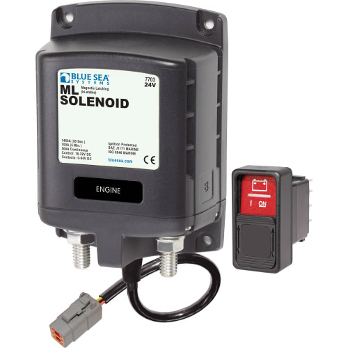 Blue Sea Systems ML Solenoid Switch, 500A, Magnetic Latching - Apollo Lighting