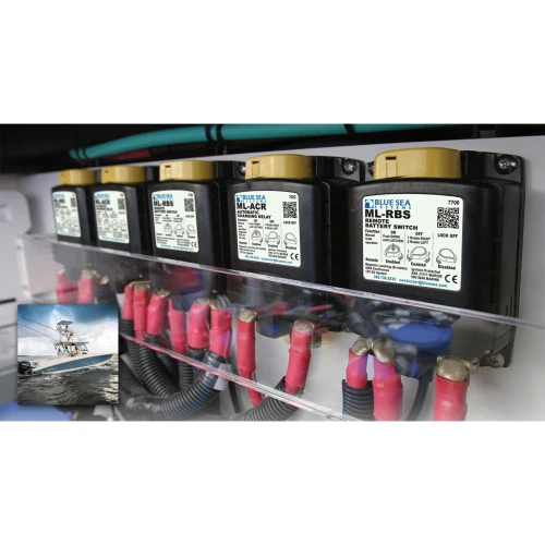 Blue Sea Systems ML-RBS Remote Battery Switch, 500A, Manual Control, Bi-Stable