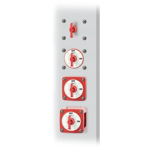 Blue Sea Systems m-Series Mini Battery Switch with Key, Single Circuit ON-OFF, 48V DC, 300A Continuous
