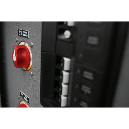 Blue Sea Systems m-Series Mini Dual Circuit Plus Battery Switch, 32V DC, 300A, 3 Position