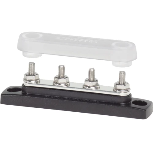 Blue Sea Systems MiniBus Common BusBar, 100A, 300V AC, 48V DC, Tin-Plated Copper Bus