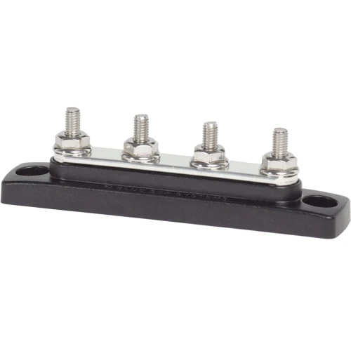 Blue Sea Systems MiniBus Common BusBar, 100A, 300V AC, 48V DC, Tin-Plated Copper Bus