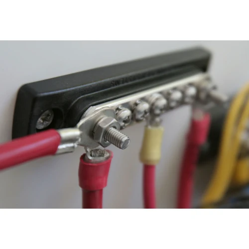 Blue Sea Systems MiniBus Common BusBar, 100A, 300V AC, 48V DC, Tin-Plated Copper Bus