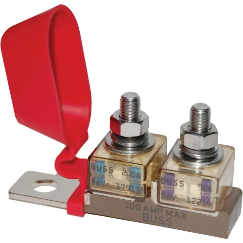 Blue Sea Systems MRBF Fuse Block, 58V DC, M8 Stud