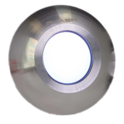 Plash Gravity Surface Mounted LED Deck Light, 316 Steel, Cool White Light - Apollo Lighting