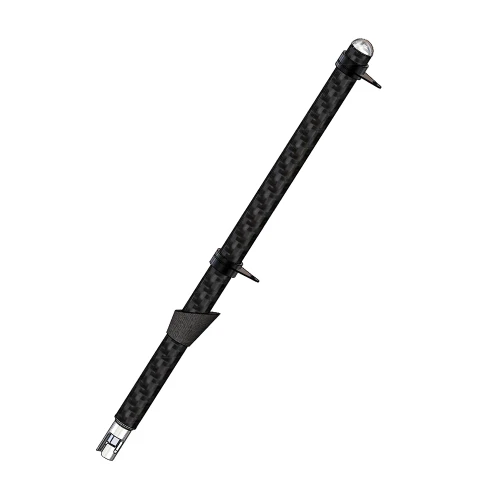 TACO Marine Carbon Fiber Flag Pole, For 1-5/8 in Rod Holders and Gunwale Mounts, J-Lock System, Awl Grip Clear Coat, 360° Swivel - Apollo Lighting