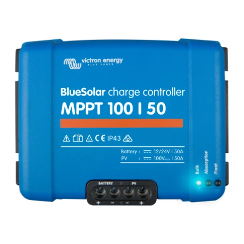 Victron Energy BlueSolar MPPT Solar Charge Controller, 100V, 12/24V, VE.Direct