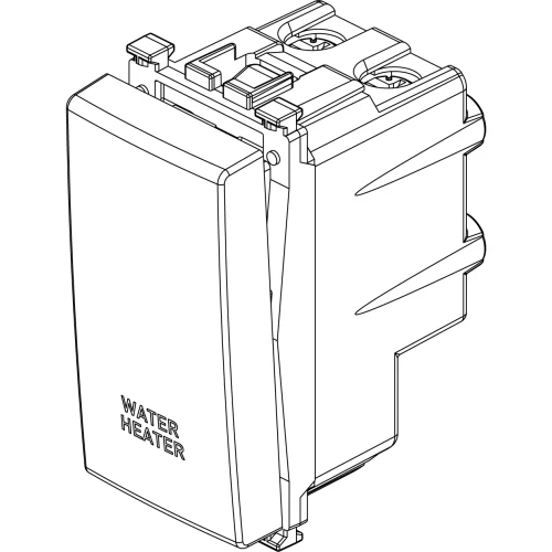 Vimar ARKÉ Series 2P 20AX 1-Way Switch, 250V, Lightable