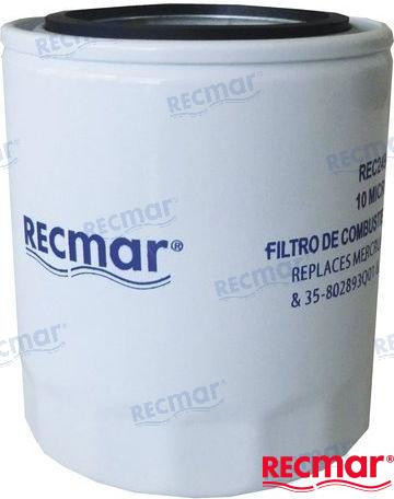 Recmar Fuel Filter 10 Micron 4-7/16" (Rec24942)