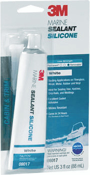 3M 3 Ounce. White Silicone R (051135-08017)