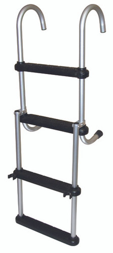 Jif Marine 4-Step Folding Ladder Andz Aluminum (Asc4)