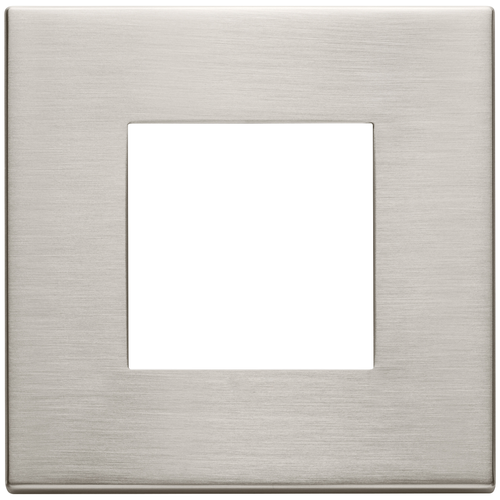 Vimar Eikon EXÉ 2-Module Cover Plate, 90x90 mm, Clamp Mount, IP00