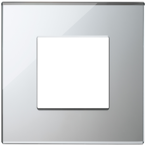 Vimar Eikon EXÉ 2-Module Cover Plate, 90x90 mm, Clamp Mount, IP00