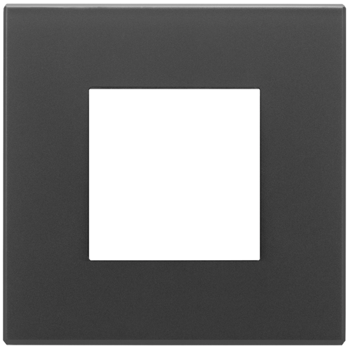 Vimar Eikon EXÉ 2-Module Cover Plate, 90x90 mm, Clamp Mount, IP00