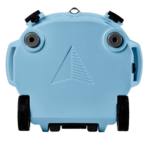 LAKA Coolers 30 Qt Cooler w/Telescoping Handle & Wheels - Blue 1080
