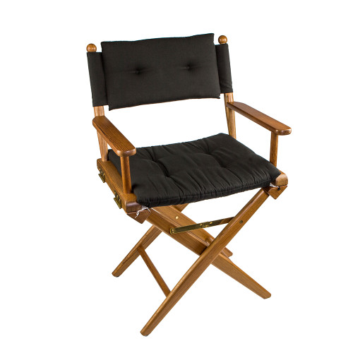 Whitecap Director's Chair w/Black Cushion - Teak 61041