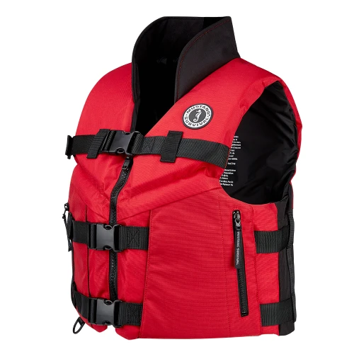 Mustang Accel 100 Foam Fishing Vest - Medium - Red-Black MV462602-123-M-216