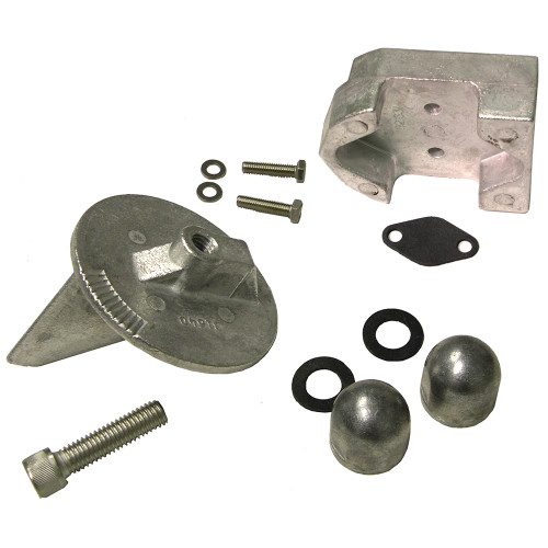 Performance Metals Mercruiser Alpha 1 Gen 1 Complete Anode Kit (No Power Steering) - Aluminum 10205A