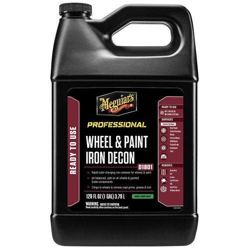 Meguiar's Wheel & Paint Iron DECON - Pro-Strength Iron Remover - 1 Gallon D180101