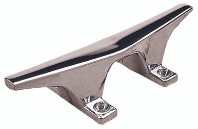 Sea Dog Marine Chrome Zinc 4-Hole Cleat 6 Inch (044106-1)