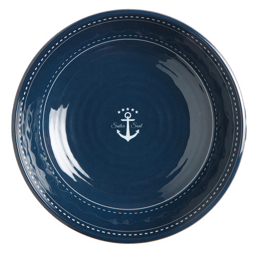 Marine Business Melamine Deep, Round Soup Plate - SAILOR SOUL - 8.8" Set of 6 14002C