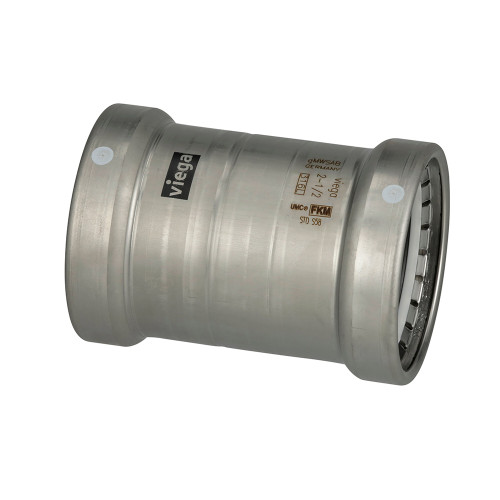 Viega MegaPress 316 FKM 3" Slip Coupling w/o Stop 98365