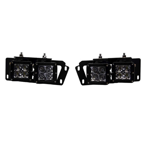 RIGID Industries - 2010-2017 Dodge Ram 2500/3500 & 2009-12 Dodge Ram 1500 Fog Light Mount Kit