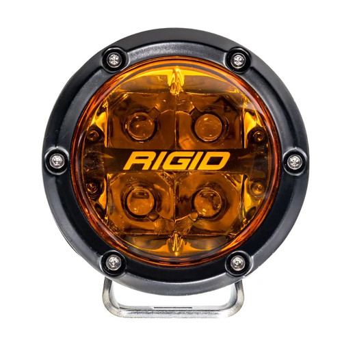 RIGID Industries - 360 Series Pro Lens - Amber, 9-36V, IP68, 50,000h, 28W