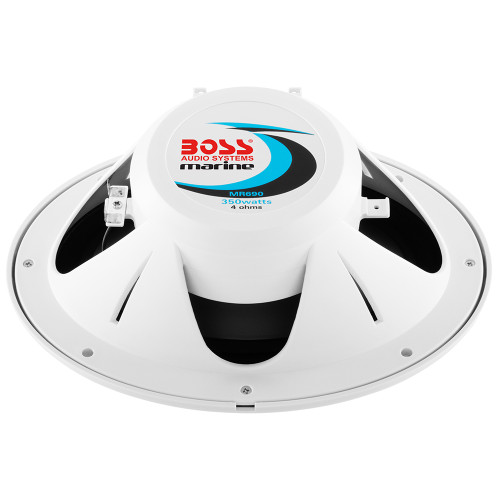 Boss Audio - 6" x 9" MR690 Oval Speakers - White - 350W - Apollo Lighting Boss Audio - 6" x 9" MR690 Oval Speakers - White - 350W - Apollo Lighting