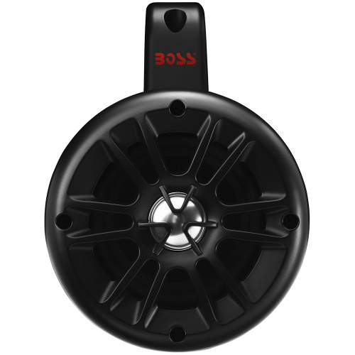Boss Audio - 4" BM40AMPBT Amplified Waketower Speakers - Matte Black - 500W