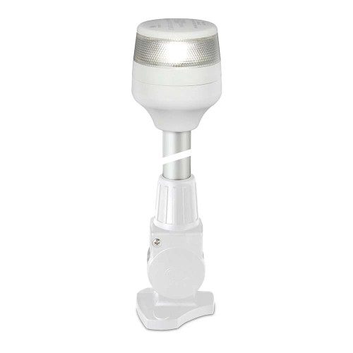 Hella Marine NaviLED 360 Compact All-Round Pole Navigation Light, White Light, 2NM, 9-32V, IP67, 1W - Apollo Lighting