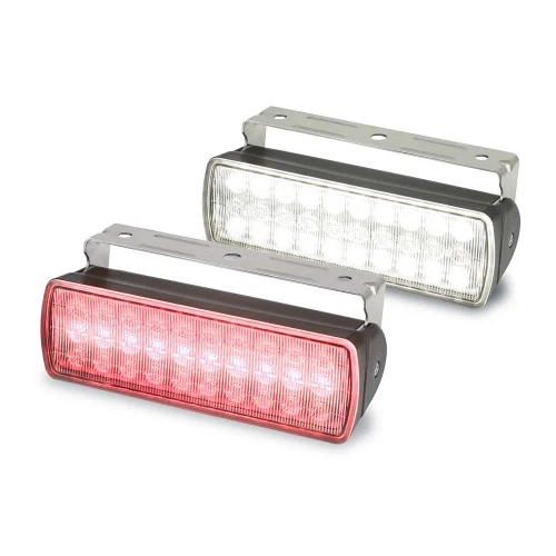 Hella Marine Sea Hawk-XL Dual Colour LED Floodlights, 9-33V DC, IP67, 750 lm, SS316 Bracket