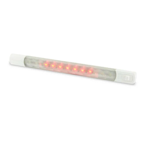 Hella Marine LED Surface Mount Strip Lamp, IP67, 283 x 25mm, 500mm Tinned Cable