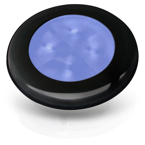 Hella Marine Slim Line Round LED Courtesy Lamp, IP67, 3in OD, 2in Cutout, 0.5in Mounting Depth