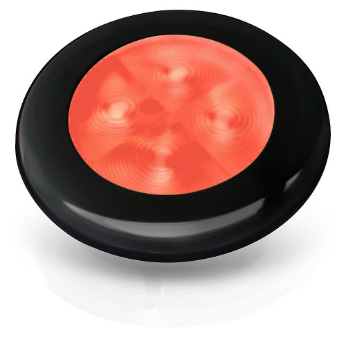 Hella Marine Slim Line Round LED Courtesy Lamp, IP67, 3in OD, 2in Cutout, 0.5in Mounting Depth