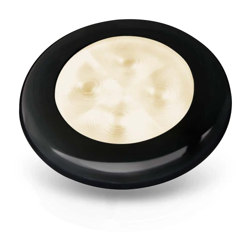 Hella Marine Slim Line Round LED Courtesy Lamp, IP67, 3in OD, 2in Cutout, 0.5in Mounting Depth