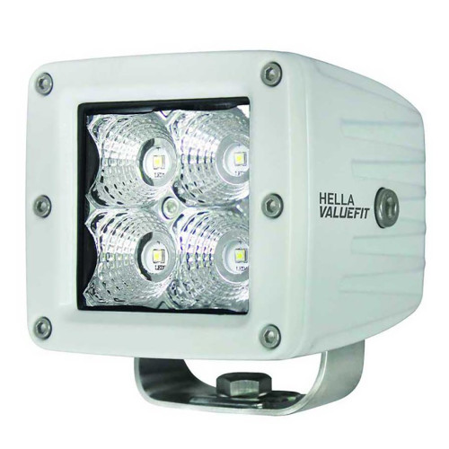 Hella Marine Value Fit LED 4 Cube Flood Light, 10-30V, 12W, IP67, 6000K - Apollo Lighting