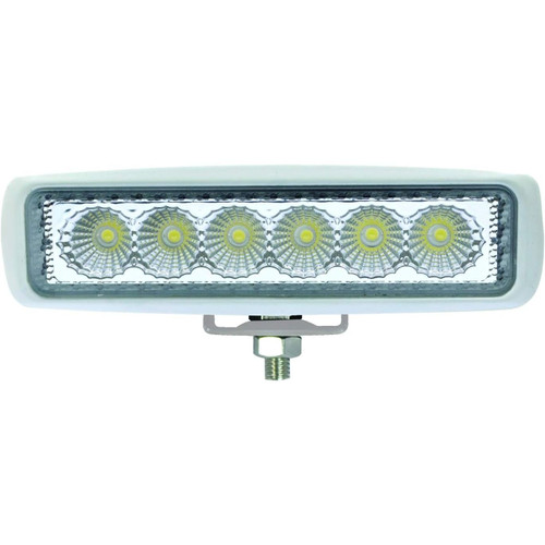 Hella Marine ValueFit Mini 6-LED Flood Light Bar, 10-30V, 18W, Bracket Mount