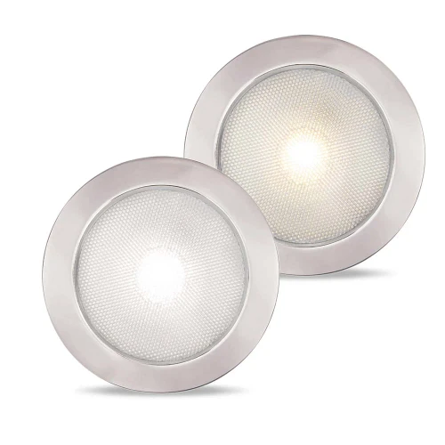 Hella Marine EuroLED 150 Round Downlight, Multivolt 9-33V DC, Completely Sealed, Recessed Mount
