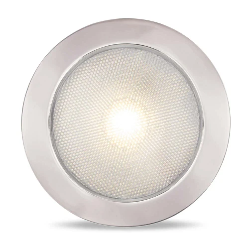 Hella Marine EuroLED 150 Round Downlight, Multivolt 9-33V DC, Completely Sealed, Recessed Mount