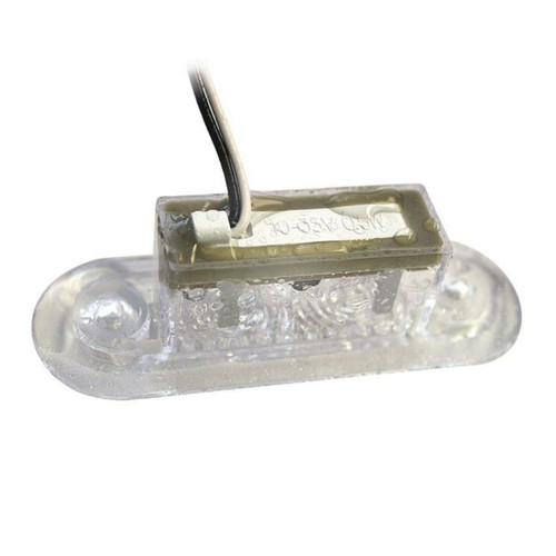 Hella Marine 9680 Series LED Oblong Step Lamp, 10-33V DC, IP67, Flush Mount, SS316 Rim - Apollo Lighting