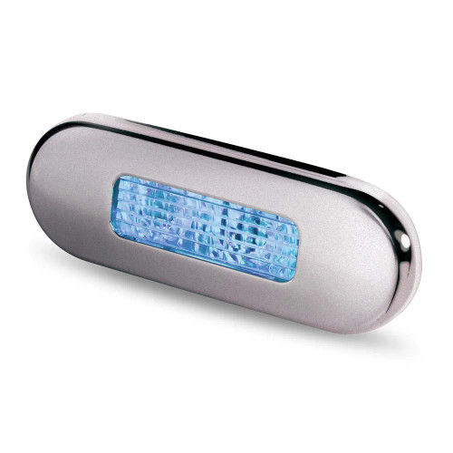 Hella Marine - Blue LED 9680 Oblong Step Lamp - 10-33V DC - Apollo Lighting
