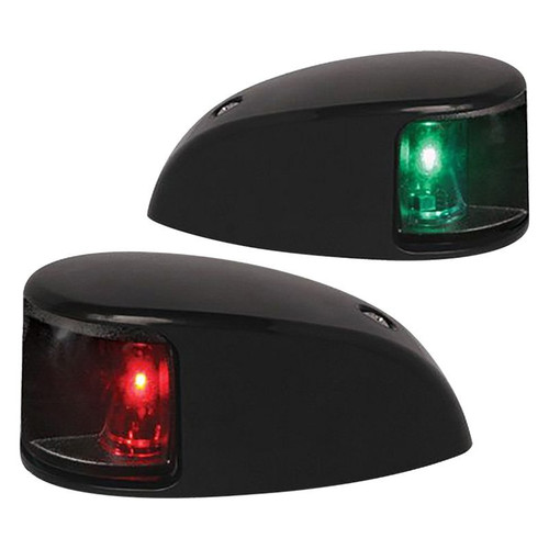 Hella Marine NaviLED Compact Deckmount Port & Starboard Navigation Light Pair, 2NM, 12/24V, IP67 - Apollo Lighting