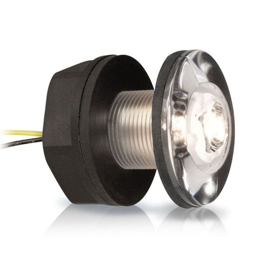 Hella Marine LED Livewell/Baitwell Lamp, 12V DC, IP67, 0.5W, Single-Hole Mount, 120mm Cable - Apollo Lighting