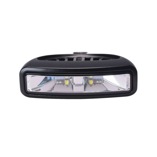 Lumitec Caprera3 Bracket Mount LED Flood Light, Spectrum Halo RGBW, Black Housing, 10-30V, 1,200+ lm, IP67