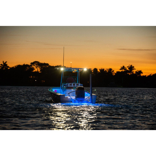 Lumitec Capri3 LED Spreader Light, Spectrum Halo, Black Housing, 10-30V, IP67