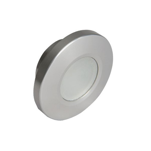 Lumitec Orbit Flush Mount LED Down Light, White/Red/Blue/Purple, Black Finish, IP67, 10-30V