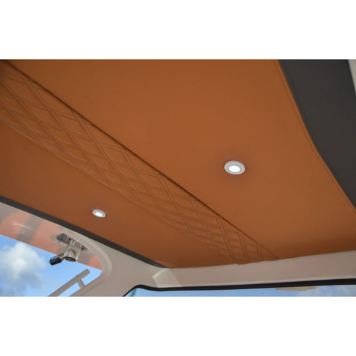 Lumitec Orbit Flush Mount LED Down Light, White/Red/Blue/Purple, Black Finish, IP67, 10-30V