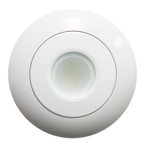 Lumitec Flush Mount Down Light Adapter Kit, For Halo & Orbit, Fits 1.875-2.750 in Holes, Clamp-In, No Exposed Fasteners